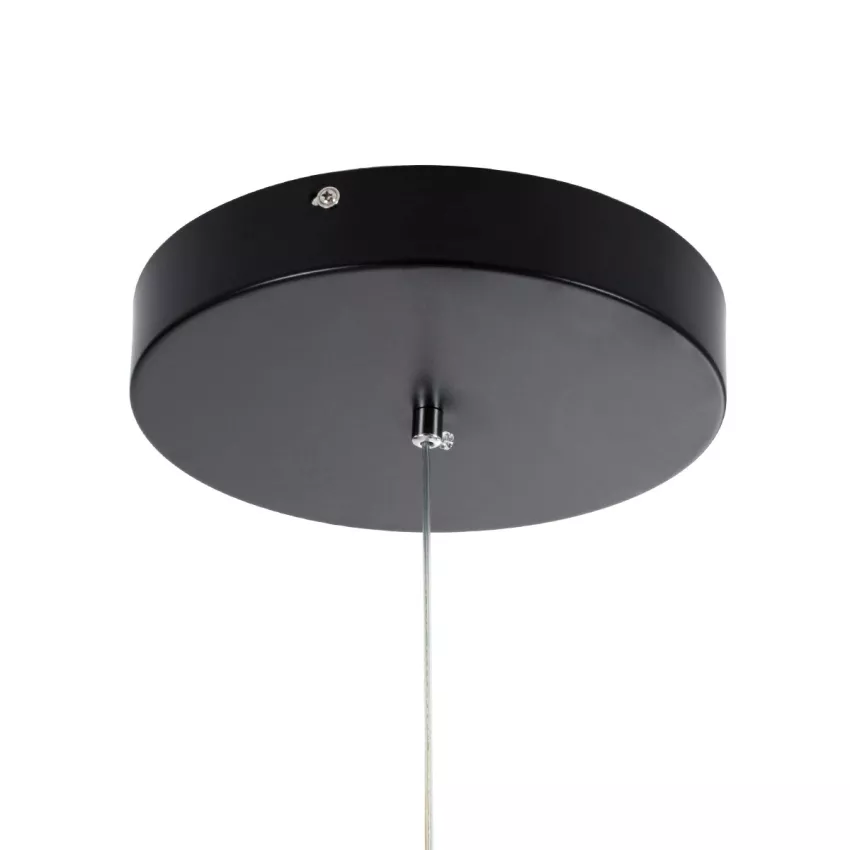 kelvo® KIBOO  Κρεμαστό Φωτιστικό Οροφής LED 36W 3600lm 360° AC 220-240V IP20 Ρυθμιζόμενο Λευκό CCT με Χειριστήριο από 2700K έως 6000K Dimmable - Lumileds SMD Chip - Μαύρο Ματ - Μ40 x Π40 x Υ40cm