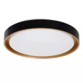 kelvo® BARCHETTA  Κρεμαστό Φωτιστικό Οροφής LED 72W 7200lm 120° AC 220-240V IP20 Ρυθμιζόμενο Λευκό CCT με Χειριστήριο από 2700K έως 6000K Dimmable - Lumileds SMD Chip - Μαύρο & Σαμπανιζέ Χρυσό Ματ - Μ48 x Π48 x Υ8.2cm