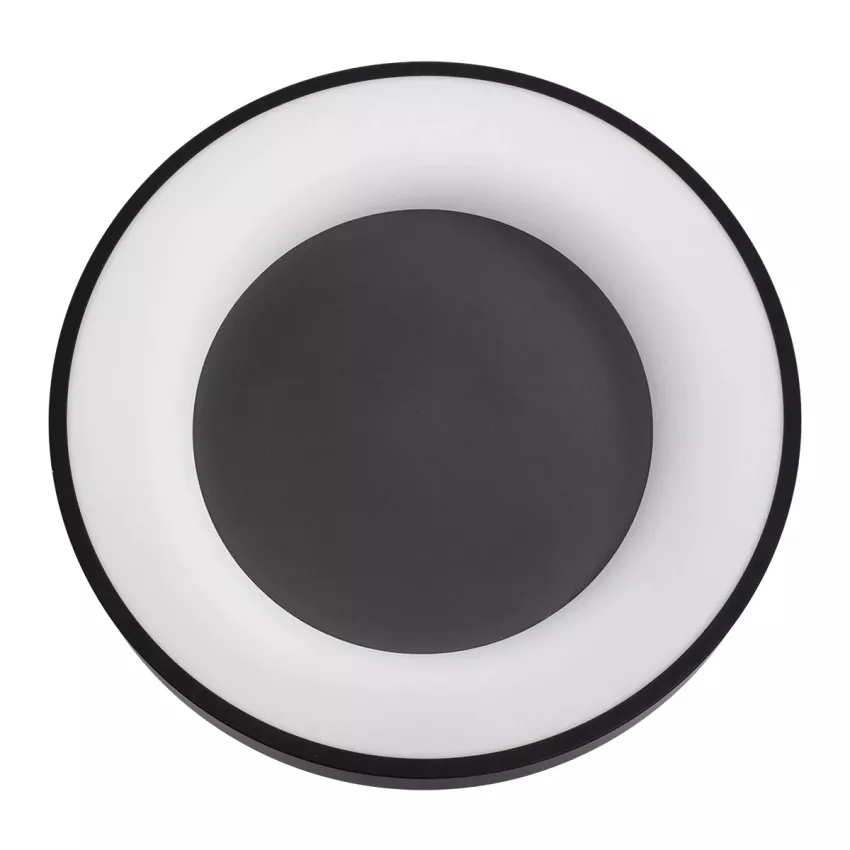 kelvo® SALEM  Φωτιστικό Οροφής LED 75W 7500lm 120° AC 220-240V IP20 Ρυθμιζόμενο Λευκό CCT με Χειριστήριο από 2700K έως 6000K Dimmable - Lumileds SMD Chip - Μαύρο Ματ - Μ45 x Π45 x Υ9.5cm