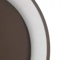 kelvo® SALEM  Φωτιστικό Οροφής LED 105W 10500lm 120° AC 220-240V IP20 Ρυθμιζόμενο Λευκό CCT με Χειριστήριο από 2700K έως 6000K Dimmable - Lumileds SMD Chip - Καφέ Ματ - Μ60 x Π60 x Υ9.5cm