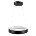 kelvo® SALEM  Κρεμαστό Φωτιστικό Οροφής LED 75W 7500lm 120° AC 220-240V IP20 Ρυθμιζόμενο Λευκό CCT με Χειριστήριο από 2700K έως 6000K Dimmable - Lumileds SMD Chip - Μαύρο Ματ - Μ45 x Π45 x Υ6cm