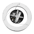kelvo® SALEM  Κρεμαστό Φωτιστικό Οροφής LED 75W 7500lm 120° AC 220-240V IP20 Ρυθμιζόμενο Λευκό CCT με Χειριστήριο από 2700K έως 6000K Dimmable - Lumileds SMD Chip - Μαύρο Ματ - Μ45 x Π45 x Υ6cm