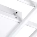kelvo® QUADRA  Φωτιστικό Οροφής LED 100W 10000lm 120° AC 220-240V IP20 Ρυθμιζόμενο Λευκό CCT με Χειριστήριο από 2700K έως 6000K Dimmable - Lumileds SMD Chip - Λευκό Ματ - Μ85 x Π45 x Υ9cm