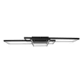 kelvo® QUADRA  Φωτιστικό Οροφής LED 120W 12000lm 120° AC 220-240V IP20 Ρυθμιζόμενο Λευκό CCT με Χειριστήριο από 2700K έως 6000K Dimmable - Lumileds SMD Chip - Μαύρο Ματ - Μ105 x Π60 x Υ9cm