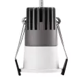 kelvo® DOT  Χωνευτό Φωτιστικό Downlight Σποτ LED 5W 625lm 38° AC 220-240V IP20 Θερμό Λευκό 2700K - Bridgelux COB Chip & TÜV SÜD Driver - Λευκό Ματ - Μ4 x Π4 x Υ5.9cm / Q3.5cm