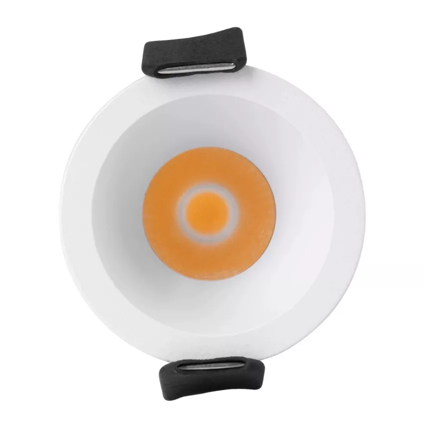 kelvo® DOT  Χωνευτό Φωτιστικό Downlight Σποτ LED 5W 625lm 38° AC 220-240V IP20 Θερμό Λευκό 2700K - Bridgelux COB Chip & TÜV SÜD Driver - Λευκό Ματ - Μ4 x Π4 x Υ5.9cm / Q3.5cm