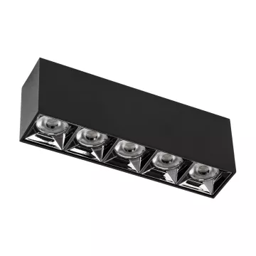 kelvo® LUMINAR  Φωτιστικό Downlight Σποτ LED 20W 2800lm 36° AC 220-240V IP20 Φυσικό Λευκό 4500K - Osram SMD Chip & TÜV SÜD Driver - Μαύρο Ματ - Μ19.5 x Π4.2 x Υ6.6cm