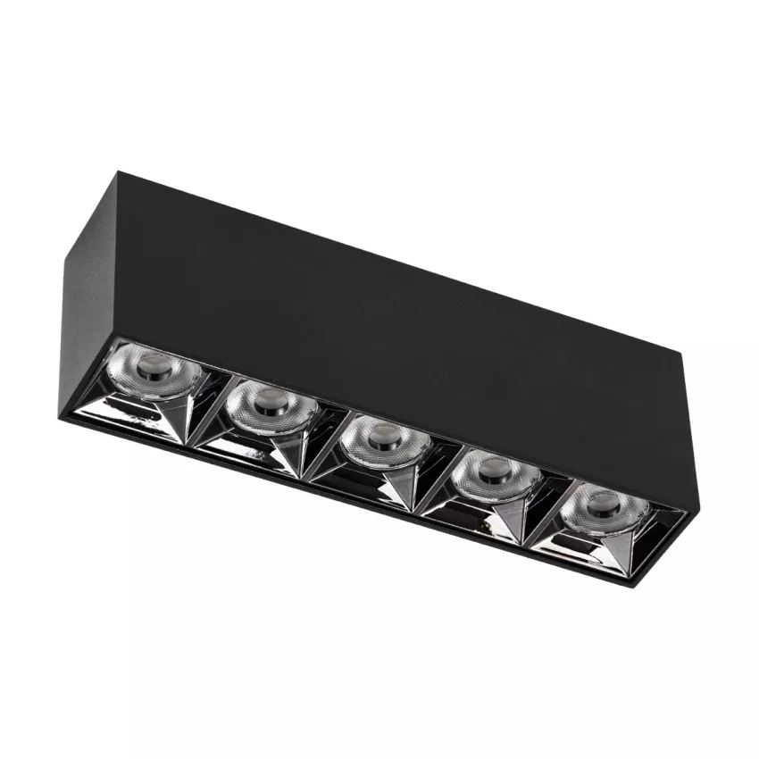 kelvo® LUMINAR  Φωτιστικό Downlight Σποτ LED 20W 2800lm 36° AC 220-240V IP20 Φυσικό Λευκό 4500K - Osram SMD Chip & TÜV SÜD Driver - Μαύρο Ματ - Μ19.5 x Π4.2 x Υ6.6cm