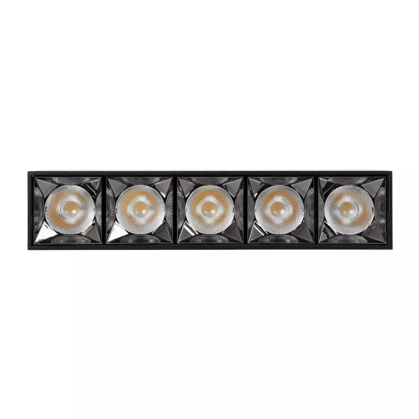 kelvo® LUMINAR  Φωτιστικό Downlight Σποτ LED 20W 2800lm 36° AC 220-240V IP20 Φυσικό Λευκό 4500K - Osram SMD Chip & TÜV SÜD Driver - Μαύρο Ματ - Μ19.5 x Π4.2 x Υ6.6cm