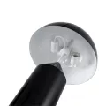 kelvo® URANUS  Επιτραπέζιο Φωτιστικό Πορτατίφ για 2 Λάμπες με Ντουί E27 AC 220-240V IP20 - Μαύρο Ματ - Μ35 x Π35 x Υ54cm