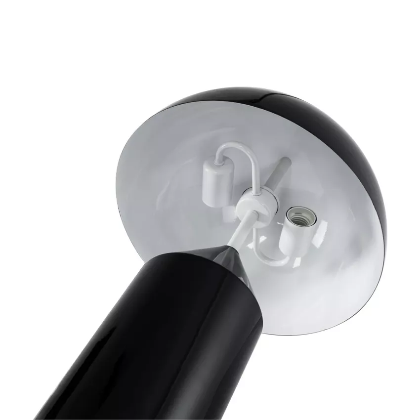kelvo® URANUS  Επιτραπέζιο Φωτιστικό Πορτατίφ για 2 Λάμπες με Ντουί E27 AC 220-240V IP20 - Μαύρο Ματ - Μ35 x Π35 x Υ54cm