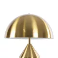 kelvo® URANUS  Επιτραπέζιο Φωτιστικό Πορτατίφ για 2 Λάμπες με Ντουί E27 AC 220-240V IP20 - Χρυσό Πλατίνα - Μ35 x Π35 x Υ54cm