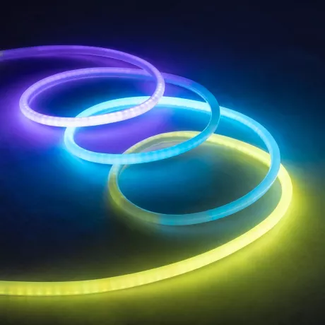 GLOBOSTAR® NEOTUBE  Ψηφιακή Pixel Addressable Ταινία Neon Flex LED 18W/m 900lm/m 360° DC 24V Αδιάβροχο IP65 96 x SMD5050 Chip/m 16 x Pixel/m Πολύχρωμο RGB Dimmable SPI/TTL Protocol IC WS2811 - Sanan SMD Chip - Μ100 x Π2.1 x Υ2.1cm