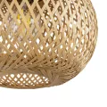 GLOBOSTAR® SELVA  Boho Φωτιστικό Τοίχου - Απλίκα με Ντουί 1 x E27 AC 220-240V IP20 - Μπεζ - Μ23 x Π23 x Υ37cm