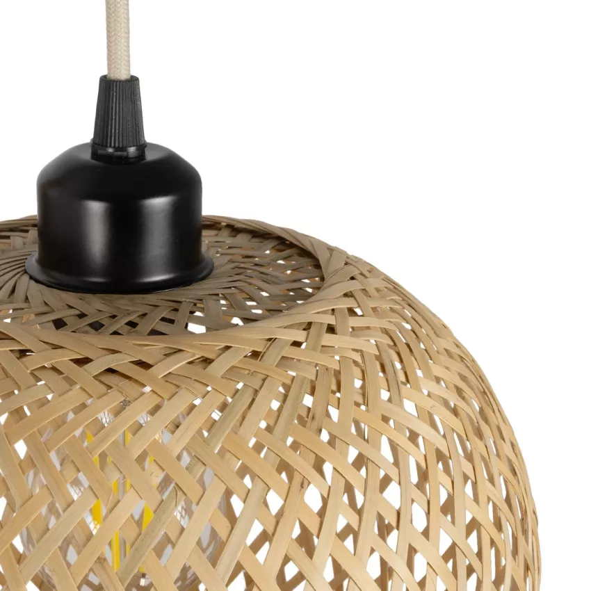 GLOBOSTAR® SELVA  Boho Φωτιστικό Τοίχου - Απλίκα με Ντουί 1 x E27 AC 220-240V IP20 - Μπεζ - Μ23 x Π23 x Υ37cm