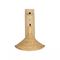 GLOBOSTAR® KALIA  Boho Φωτιστικό Τοίχου - Απλίκα με Ντουί 1 x E27 AC 220-240V IP20 - Μπεζ - Μ33 x Π36 x Υ42cm