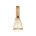 GLOBOSTAR® ARIDA  Boho Φωτιστικό Τοίχου - Απλίκα με Ντουί 1 x E27 AC 220-240V IP20 - Μπεζ - Μ21 x Π30 x Υ55cm