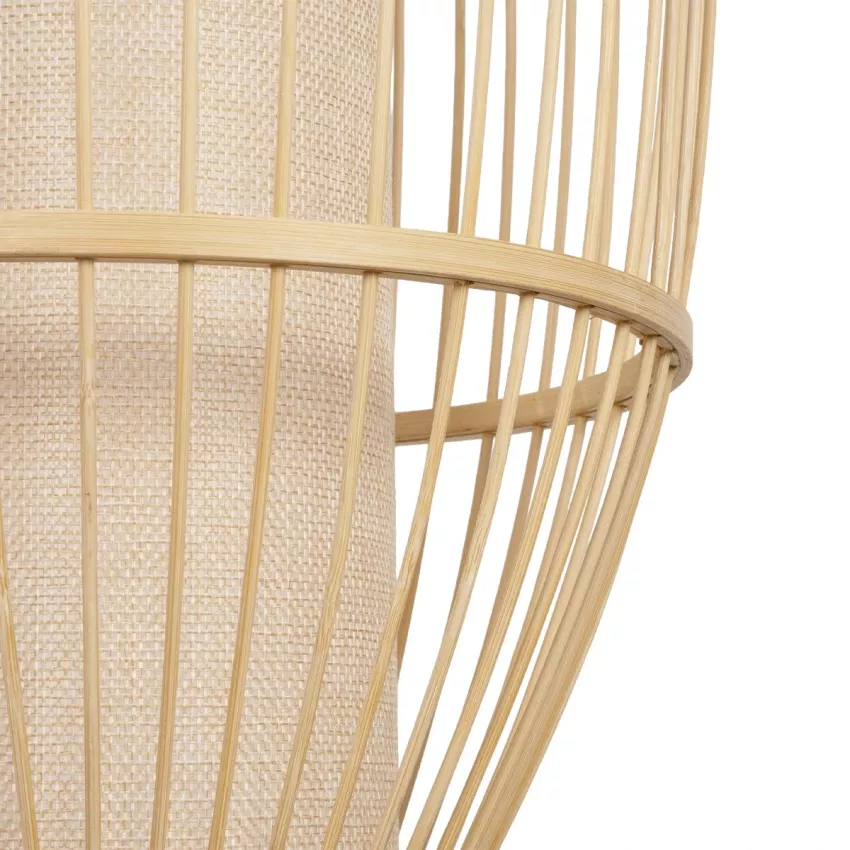GLOBOSTAR® TULUM  Boho Φωτιστικό Τοίχου - Απλίκα με Ντουί 1 x E27 AC 220-240V IP20 - Μπεζ - Μ25 x Π33 x Υ73cm