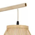 GLOBOSTAR® TULUM  Boho Φωτιστικό Τοίχου - Απλίκα με Ντουί 1 x E27 AC 220-240V IP20 - Μπεζ - Μ25 x Π33 x Υ73cm