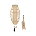 GLOBOSTAR® TULUM  Boho Φωτιστικό Τοίχου - Απλίκα με Ντουί 1 x E27 AC 220-240V IP20 - Μπεζ - Μ25 x Π33 x Υ73cm