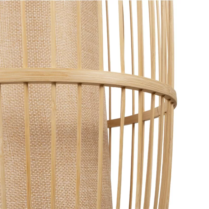 GLOBOSTAR® TULUM  Boho Φωτιστικό Τοίχου - Απλίκα με Ντουί 1 x E27 AC 220-240V IP20 - Μπεζ - Μ28 x Π34 x Υ102cm