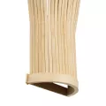 GLOBOSTAR® CHORD  Boho Φωτιστικό Τοίχου - Απλίκα με Ντουί 1 x E27 AC 220-240V IP20 - Μπεζ - Μ20 x Π10 x Υ38.5cm