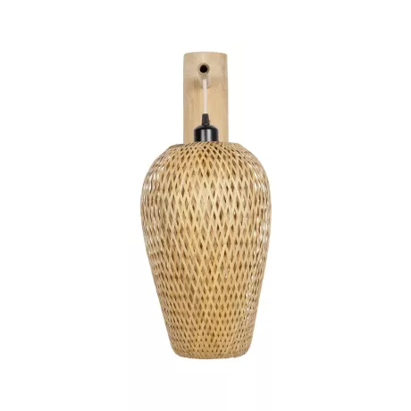 GLOBOSTAR® SELVA  Boho Φωτιστικό Τοίχου - Απλίκα με Ντουί 1 x E27 AC 220-240V IP20 - Μπεζ - Μ24 x Π32 x Υ56cm