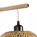 GLOBOSTAR® SELVA  Boho Φωτιστικό Τοίχου - Απλίκα με Ντουί 1 x E27 AC 220-240V IP20 - Μπεζ - Μ24 x Π32 x Υ56cm
