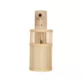 GLOBOSTAR® TULUM  Boho Φωτιστικό Τοίχου - Απλίκα με Ντουί 1 x E27 AC 220-240V IP20 - Μπεζ - Μ16 x Π26.5 x Υ47cm