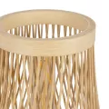 GLOBOSTAR® ARIDA  Boho Επιτραπέζιο Φωτιστικό Πορτατίφ με Ντουί 1 x E27 AC 220-240V IP20 - Μπεζ - Μ20 x Π20 x Υ38.5cm