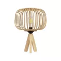 GLOBOSTAR® CHORD  Boho Επιτραπέζιο Φωτιστικό Πορτατίφ με Ντουί 1 x E27 AC 220-240V IP20 - Μπεζ - Μ31 x Π31 x Υ43cm