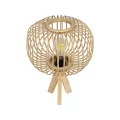 GLOBOSTAR® CHORD  Boho Επιτραπέζιο Φωτιστικό Πορτατίφ με Ντουί 1 x E27 AC 220-240V IP20 - Μπεζ - Μ31 x Π31 x Υ43cm