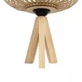 GLOBOSTAR® CHORD  Boho Επιτραπέζιο Φωτιστικό Πορτατίφ με Ντουί 1 x E27 AC 220-240V IP20 - Μπεζ - Μ31 x Π31 x Υ43cm