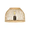 GLOBOSTAR® NOMAD  Boho Επιτραπέζιο Φωτιστικό Πορτατίφ με Ντουί 1 x E27 AC 220-240V IP20 - Μπεζ - Μ30 x Π30 x Υ30cm