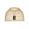 GLOBOSTAR® NOMAD  Boho Επιτραπέζιο Φωτιστικό Πορτατίφ με Ντουί 1 x E27 AC 220-240V IP20 - Μπεζ - Μ30 x Π30 x Υ30cm