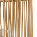 GLOBOSTAR® NOMAD  Boho Επιτραπέζιο Φωτιστικό Πορτατίφ με Ντουί 1 x E27 AC 220-240V IP20 - Μπεζ - Μ20 x Π20 x Υ30cm
