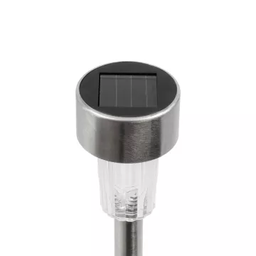 Αυτόνομο Ηλιακό Φωτιστικό LED SMD 1W 90lm με Ενσωματωμένη Μπαταρία 600mAh - Φωτοβολταϊκό Πάνελ με Αισθητήρα Ημέρας-Νύχτας Αδιάβροχο IP65 Φανάρι Κήπου Στρογγυλό Πολύχρωμο RGB