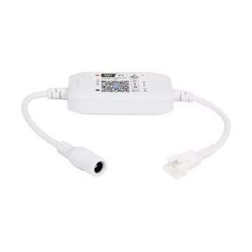 GLOBOSTAR® ZENGGE-WFMNA  RF & WiFi 2.4G Ψηφιακός Pixel Addressable Controller DC 5-12-24V IP20 - WiFi 2.4G & Bluetooth - SPI/TTL Protocol 2048 IC - Μ10.5 x Π4.5 x Υ1.5cm