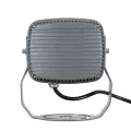 GLOBOSTAR® FLOODXENA  Προβολέας Σποτ Wall Washer LED 12W 1020lm 10° AC 220-240V Αδιάβροχο IP65 Φούξια - Bridgelux SMD Chip - Γκρι Ανθρακί - Μ13.5 x Π11 x Υ15cm