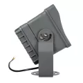 GLOBOSTAR® FLOODXENA  Προβολέας Σποτ Wall Washer LED 24W 2040lm 10° AC 220-240V Αδιάβροχο IP65 Φούξια - Bridgelux SMD Chip - Γκρι Ανθρακί - Μ18 x Π13.5 x Υ18cm