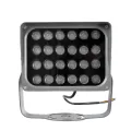 GLOBOSTAR® FLOODXENA  Προβολέας Σποτ Wall Washer LED 24W 2040lm 10° AC 220-240V Αδιάβροχο IP65 Φούξια - Bridgelux SMD Chip - Γκρι Ανθρακί - Μ18 x Π13.5 x Υ18cm