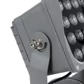 GLOBOSTAR® FLOODXENA  Προβολέας Σποτ Wall Washer LED 24W 2040lm 10° AC 220-240V Αδιάβροχο IP65 Φούξια - Bridgelux SMD Chip - Γκρι Ανθρακί - Μ18 x Π13.5 x Υ18cm