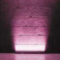 GLOBOSTAR® WASHERMARGO  Μπάρα Φωτισμού Wall Washer LED 24W 2040lm 30° DC 24V Αδιάβροχο IP66 Ροζ Dimmable - Bridgelux SMD Chip - Γκρι Ανθρακί - Μ100 x Π4 x Υ5cm