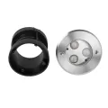GLOBOSTAR® UNDERWATERHUNI  Υποβρύχιο Χωνευτό Σποτ για Σιντριβάνια/Πισίνες LED 3W 270lm 30° DC 24V Αδιάβροχο IP68 Θερμό Λευκό 2700K Dimmable - Bridgelux SMD Chip - Ανοξείδωτο Ατσάλι SS304 - Μ10 x Π10 x Υ7.5cm / Q9.5cm