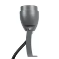 GLOBOSTAR® TREEGAL  Φωτιστικό Σποτ για Φυτά - Δέντρα με Βάση Μπετού & Κορμού LED 3W 315lm 15° DC 24V Αδιάβροχο IP67 Ultra Θερμό Λευκό 2200K Dimmable - Bridgelux SMD Chip - Γκρι Ανθρακί - Μ5 x Π5 x Υ14.7cm