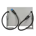 GLOBOSTAR® FLOODHENO  Προβολέας Σποτ Wall Washer LED 36W 2880lm 30° DC 24V Αδιάβροχο IP65 Πολύχρωμο RGB Dimmable DMX512 - Bridgelux SMD Chip - Γκρι - Μ22 x Π11 x Υ16.5cm