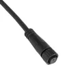 GLOBOSTAR® CONNECTOR  2 Pin Σύνδεσμος Τροφοδοσίας για Wall Washers & Προβολείς με Είσοδο 2 x 0.25mm2 & Έξοδο 1 x Αρσενικό Βύσμα Αδιάβροχο IP65 - Μαύρο - Μ20 x Π1.5 x Υ1.5cm