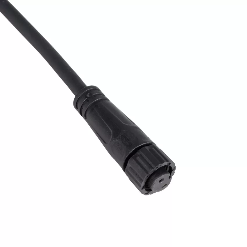 GLOBOSTAR® CONNECTOR  2 Pin Σύνδεσμος Τροφοδοσίας για Wall Washers & Προβολείς με Είσοδο 2 x 0.25mm2 & Έξοδο 1 x Αρσενικό Βύσμα Αδιάβροχο IP65 - Μαύρο - Μ20 x Π1.5 x Υ1.5cm
