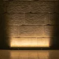 GLOBOSTAR® WASHERPANDA  Μπάρα Φωτισμού Wall Washer LED 36W 3960lm 15° DC 24V Αδιάβροχο IP67 Θερμό Λευκό 2700K Dimmable - Bridgelux SMD Chip - Γκρι Ανθρακί - Μ100 x Π4 x Υ3cm