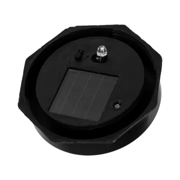 GLOBOSTAR® SOLARGLOBE  Διακοσμητικό Φωτιστικό Κήπου LED 1W 50lm 240° DC 5V με Φωτοβολταϊκό Panel 5V 0.1W & Επαναφορτιζόμενη Μπαταρία Li-ion 3.2V 300mAh Αδιάβροχο IP65 Ψυχρό Λευκό 6000K - Μ10 x Π10 x Υ33cm